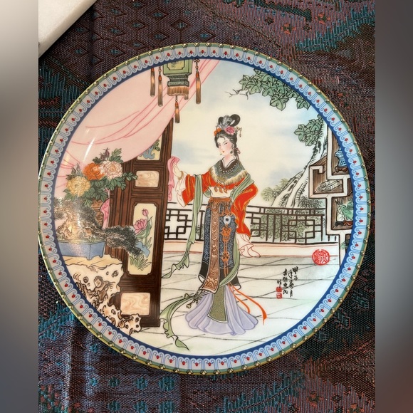 1986 Imperial Jingdezhen Hsi Feng #3 Plate, Beauties of the Red Mansion, Zhao - Picture 12 of 12